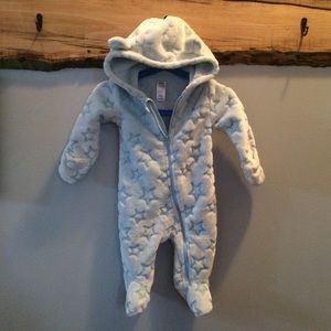 Blue Car Seat Suit 3-6months